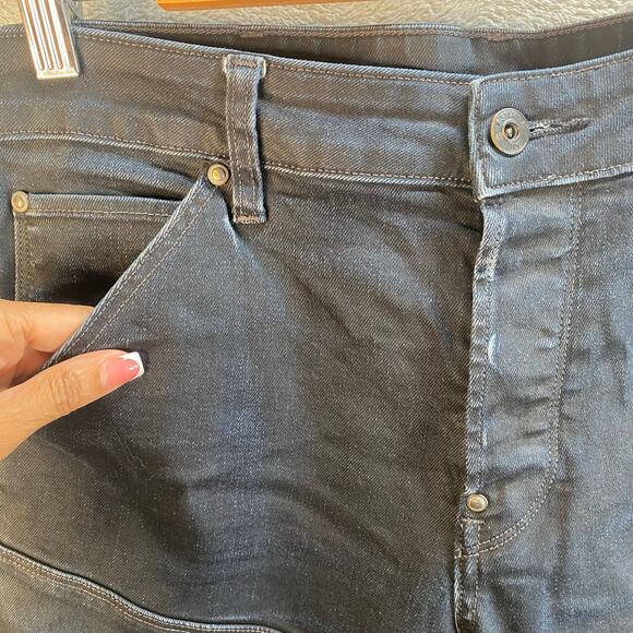 G Star Raw Slim Fit Jeans‎ 30x32 Button Fly Skinny Moto Style Streetwear - Picture 5 of 14
